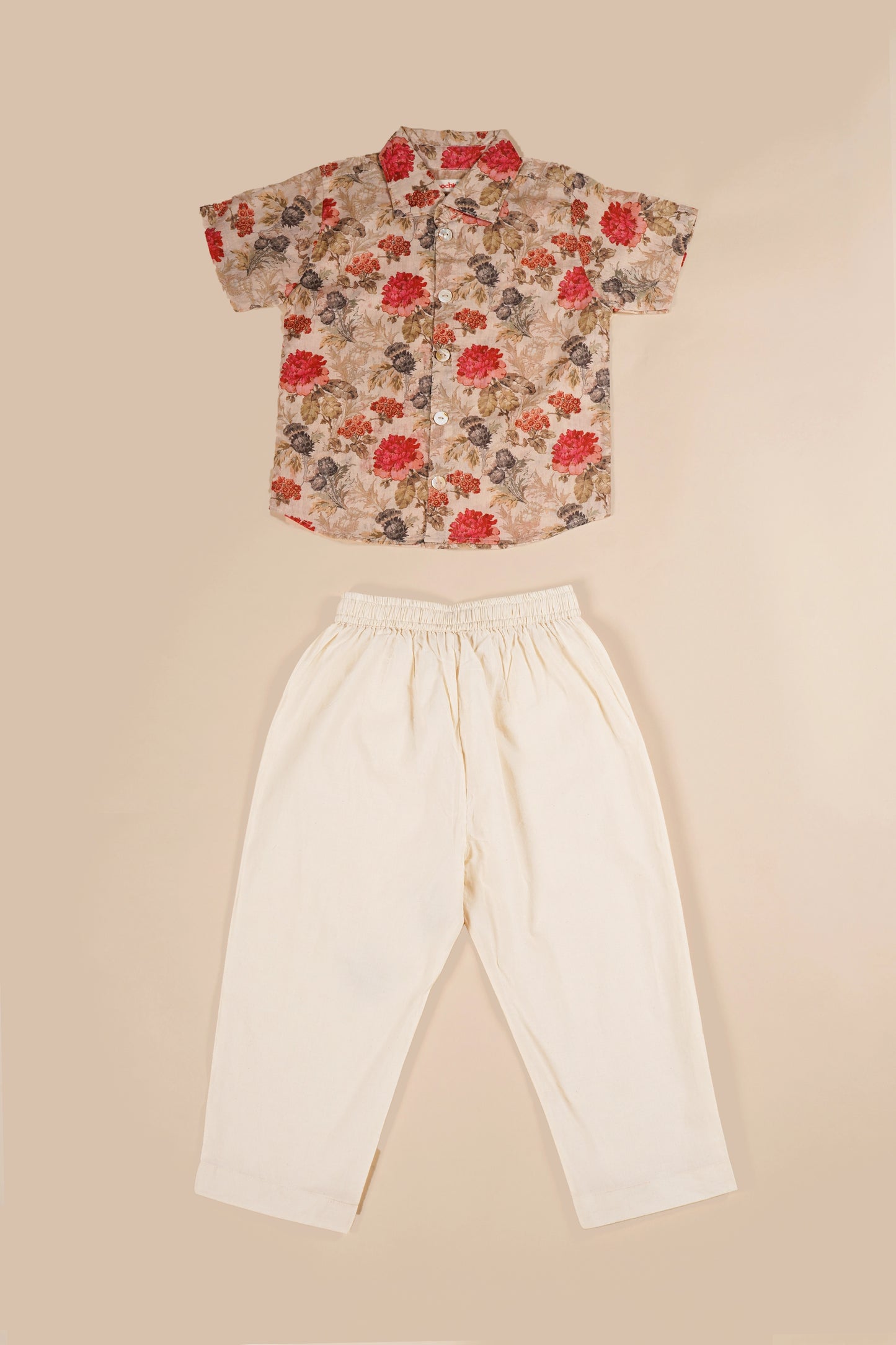 Poochkie pink floral dress for kids