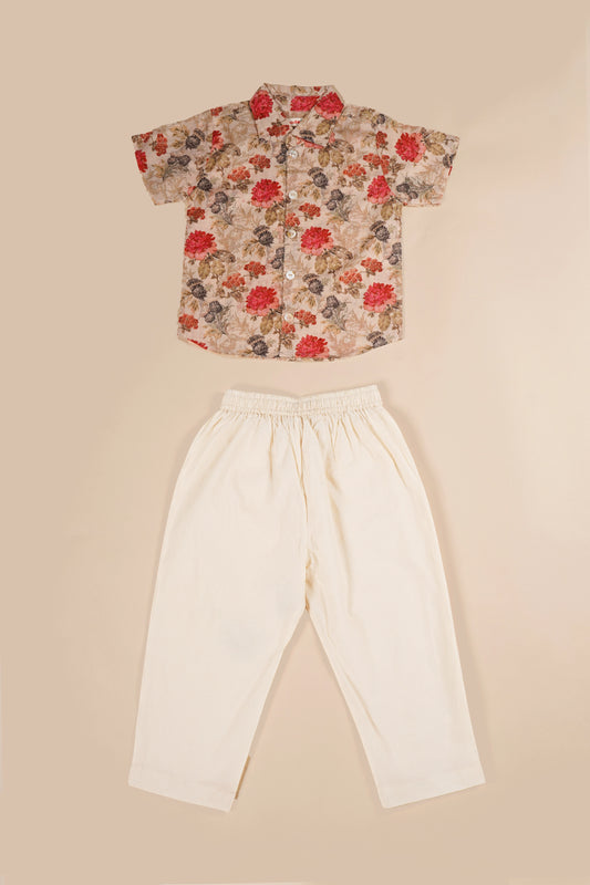 Poochkie pink floral dress for kids