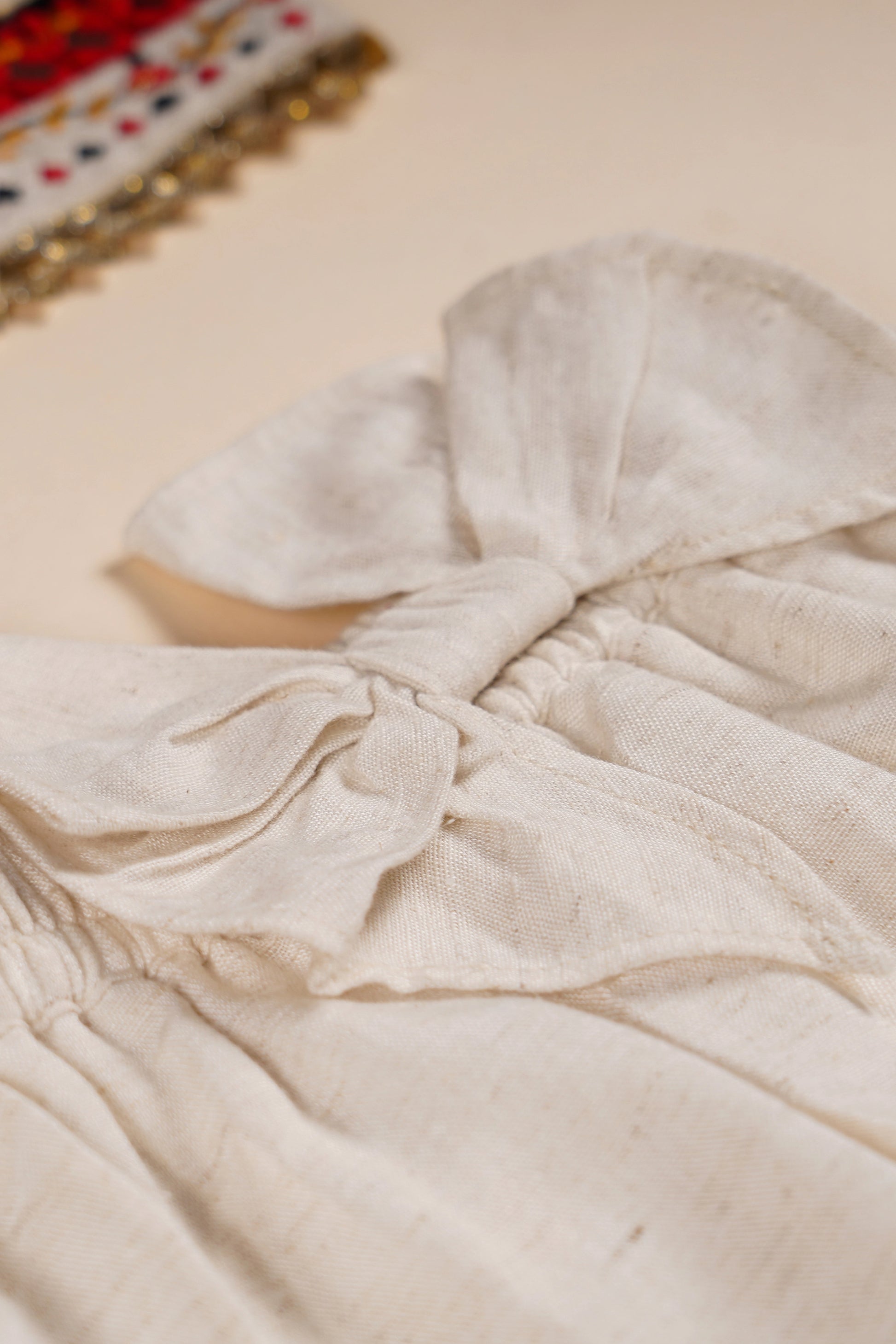 Poochkie traditional  white dress for kids