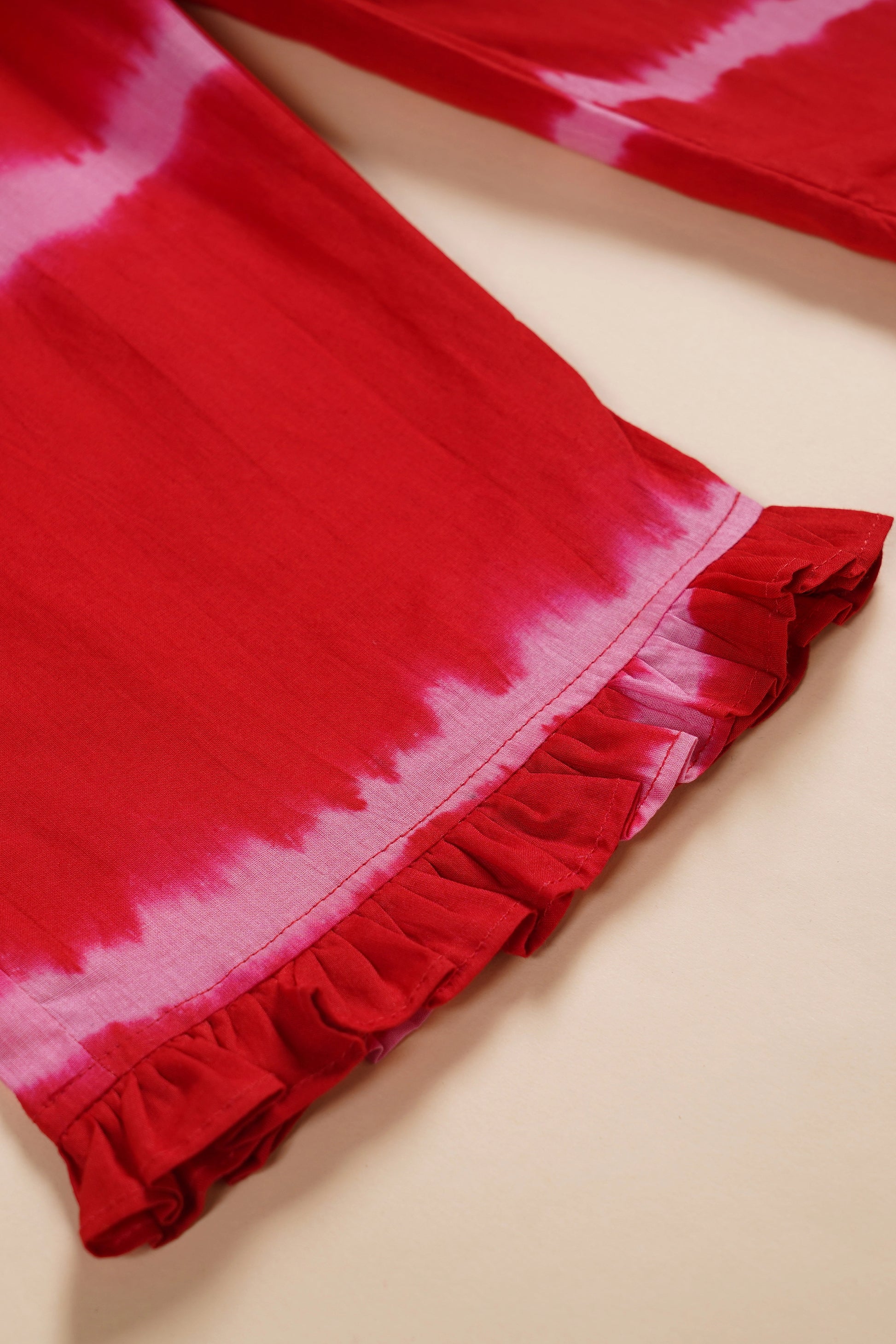 Poochkie kids red  top pant