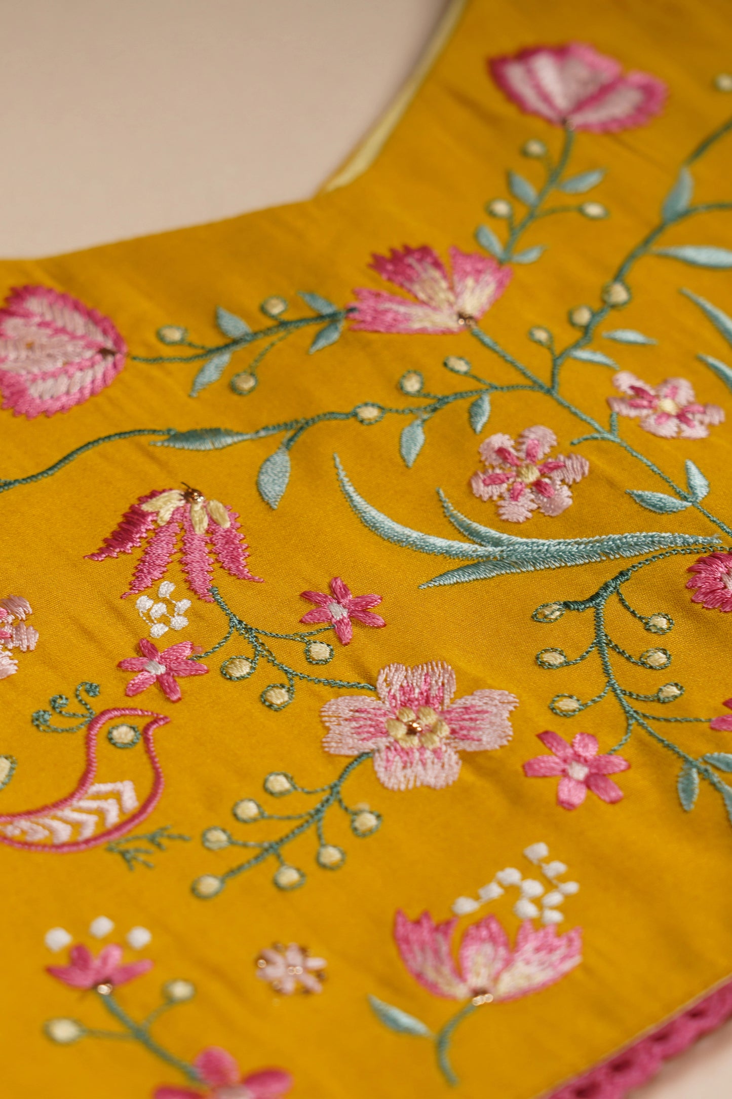 Poochkie musturd yellow lehenga for kids