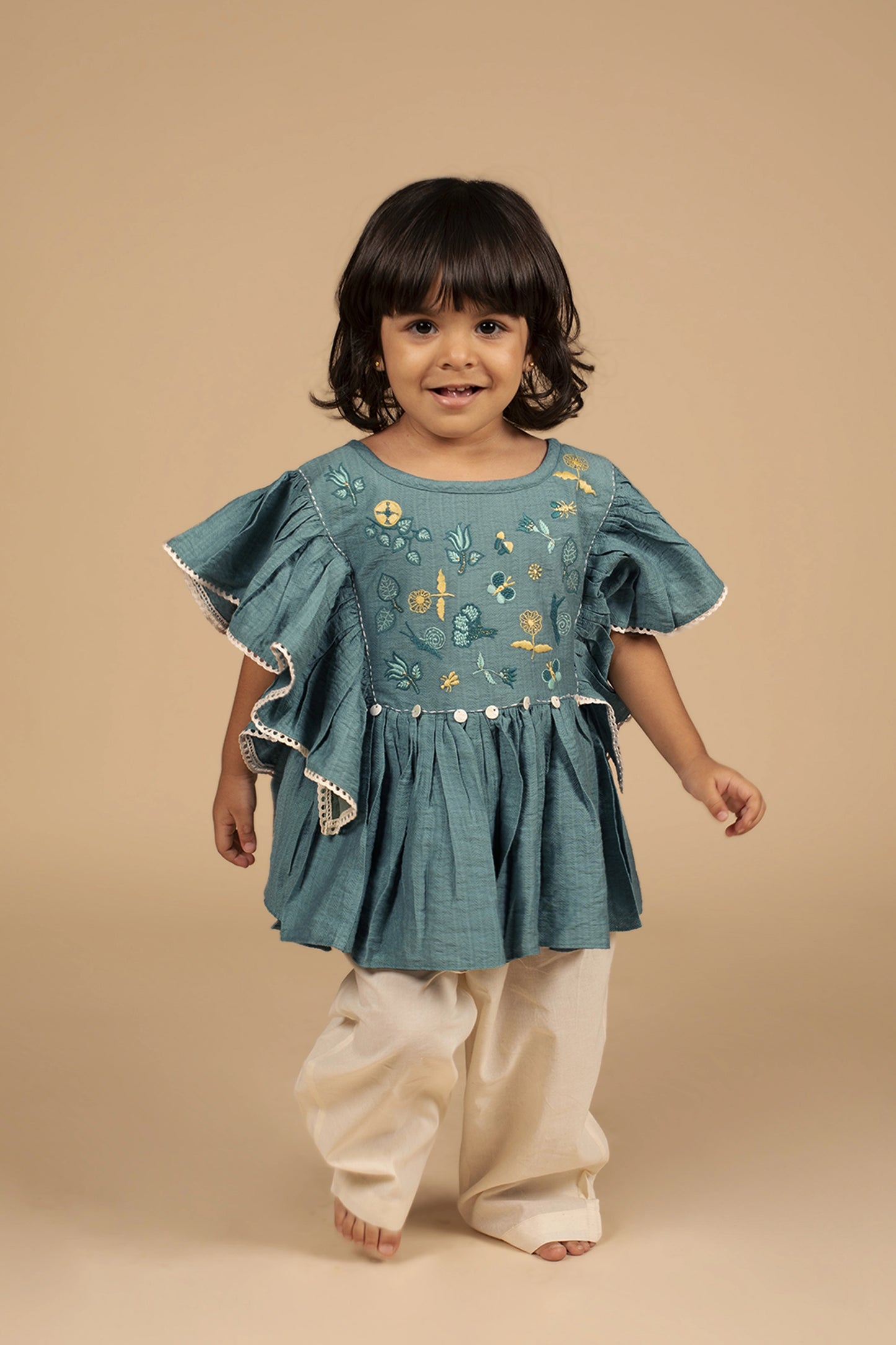poochkie blue top and pant for kids