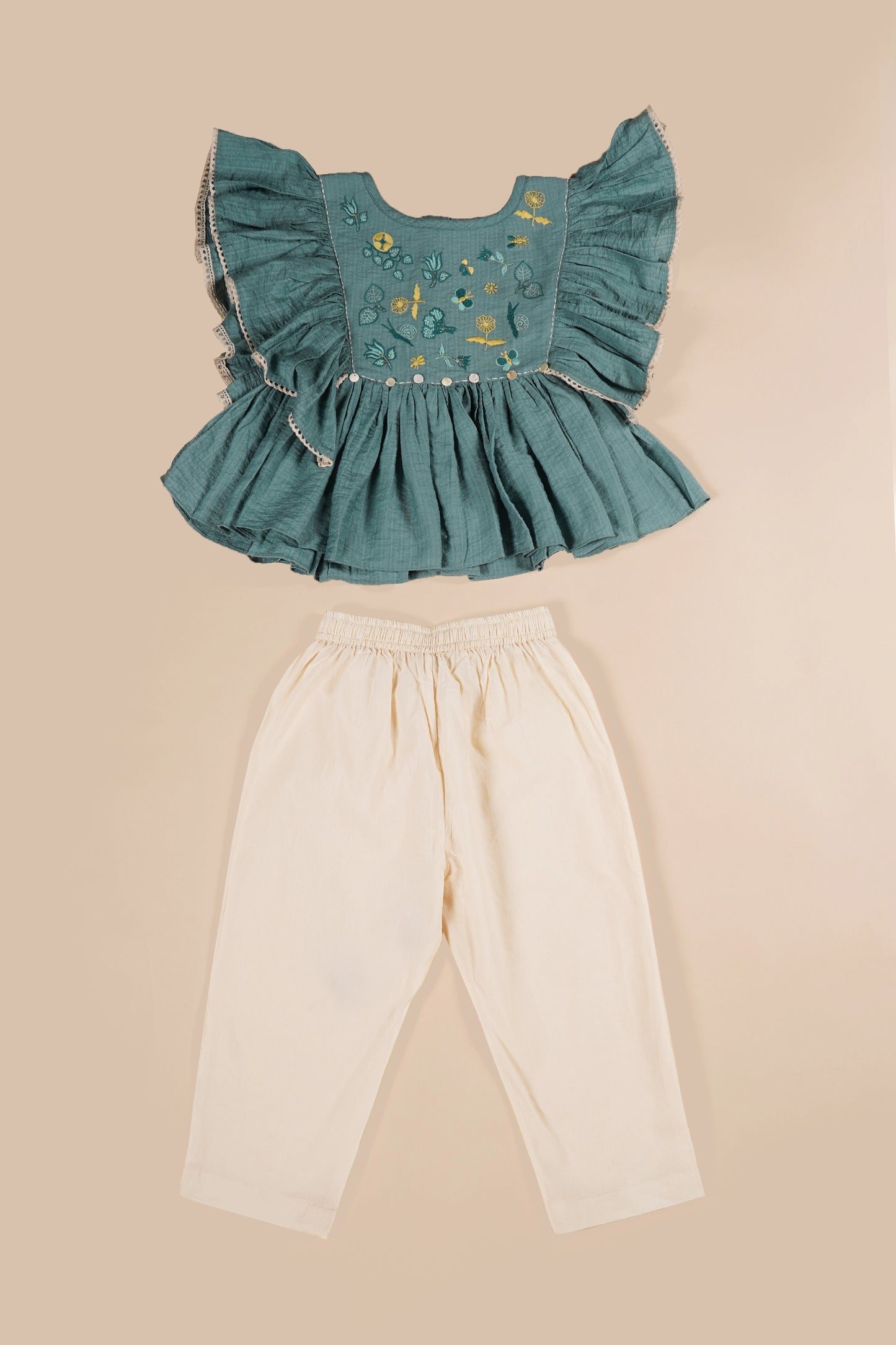 poochkie blue top and pant for kids