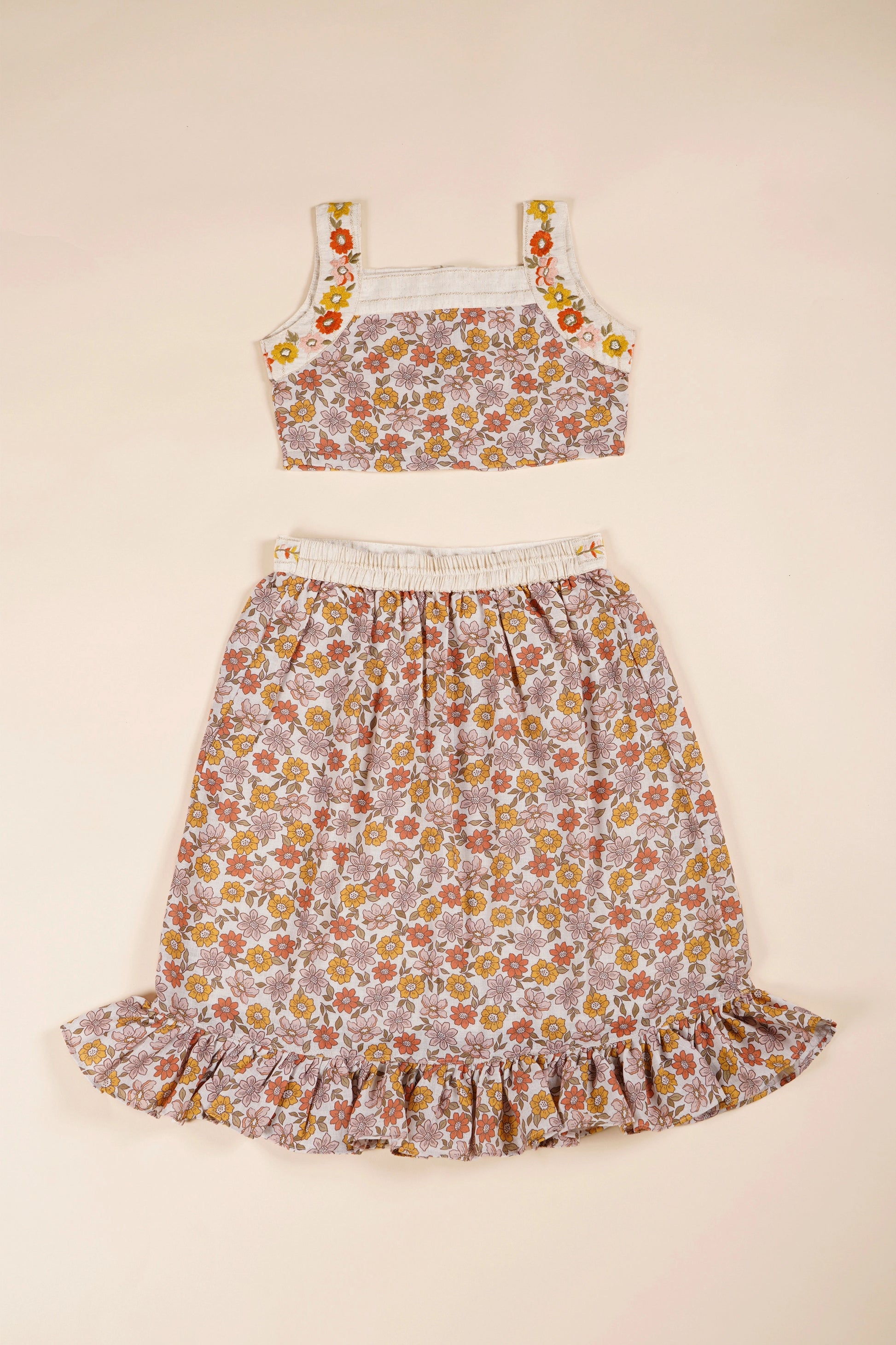 poochkie pista floral dress for kids