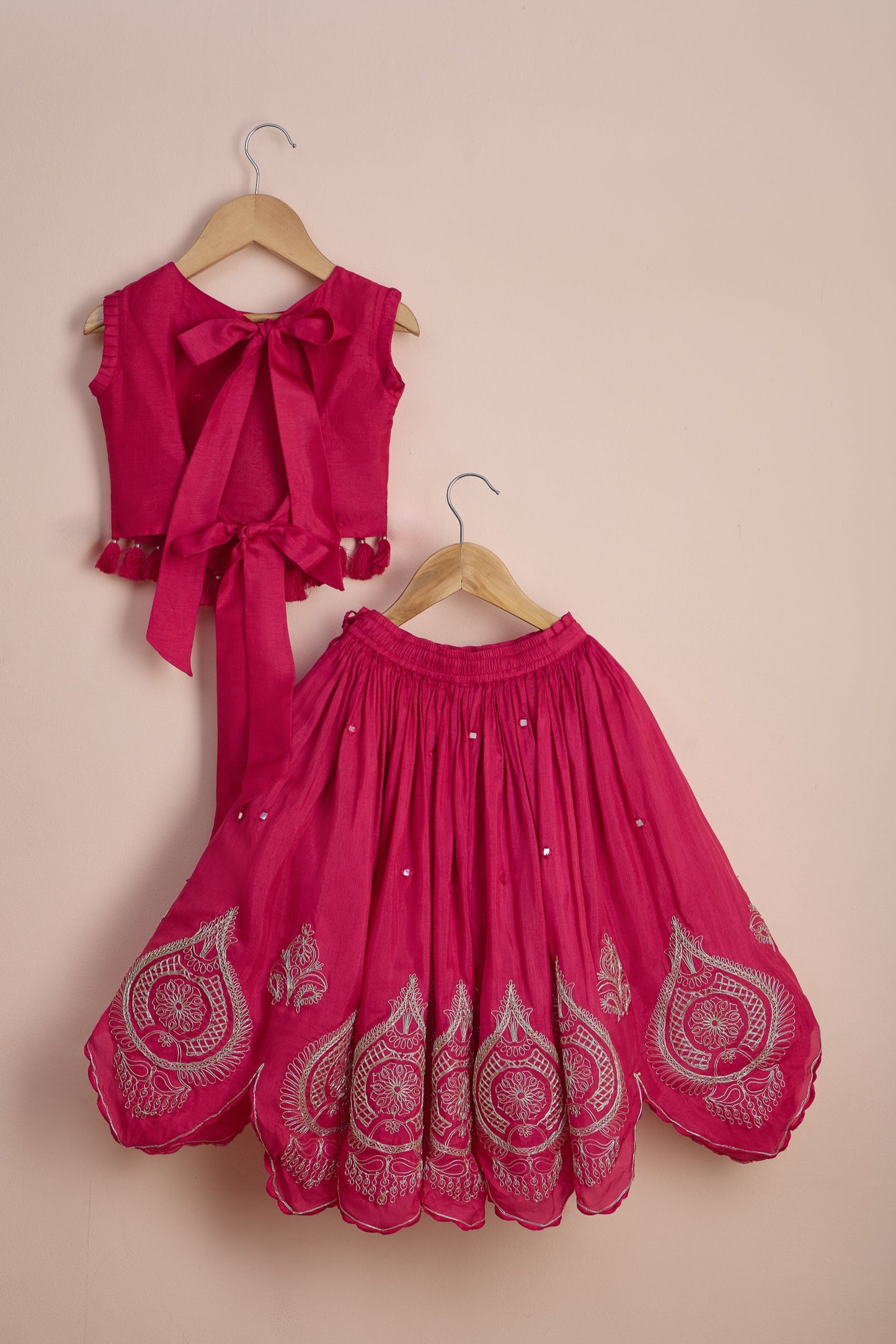 Roshan Gulal Girls Lehenga Set