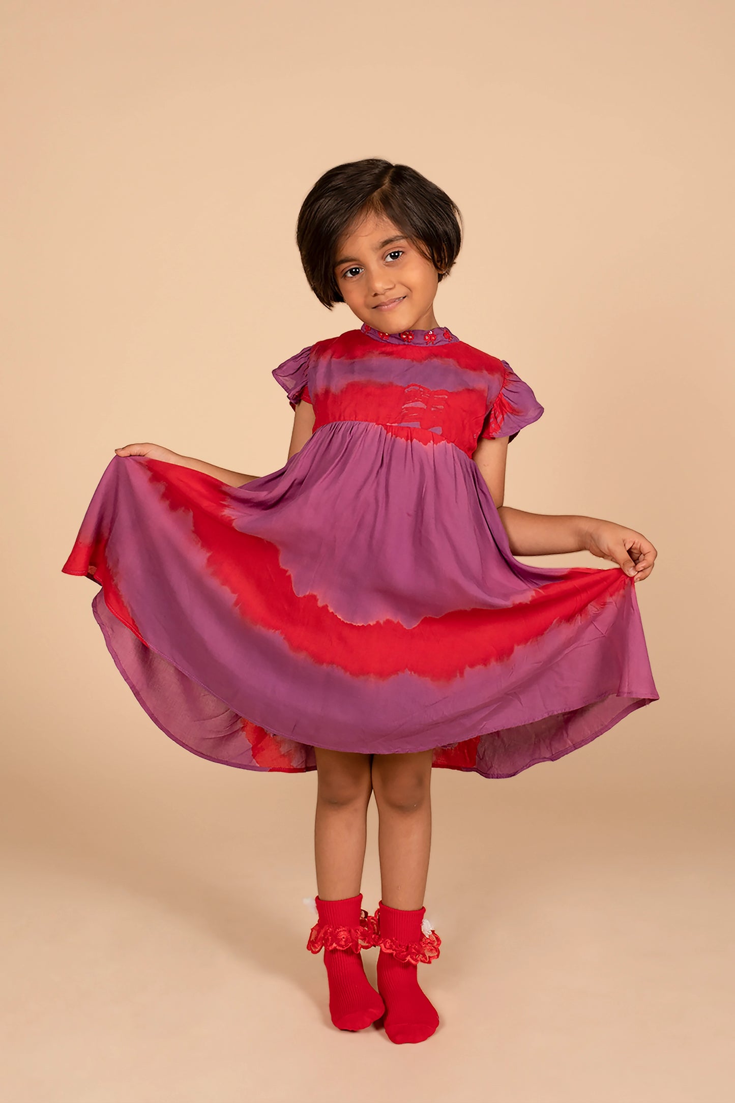Poochkie pink dresses for kids
