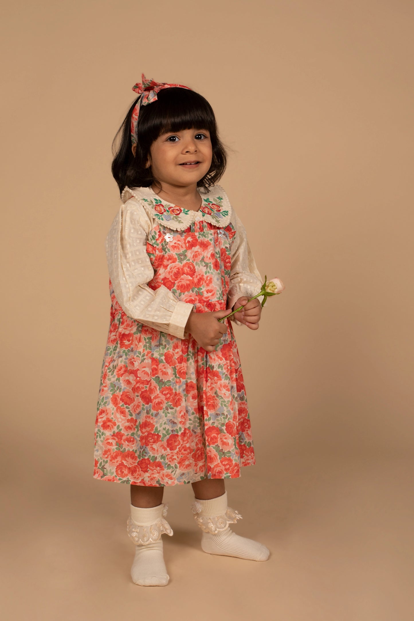 Poochkie kids red  top pant