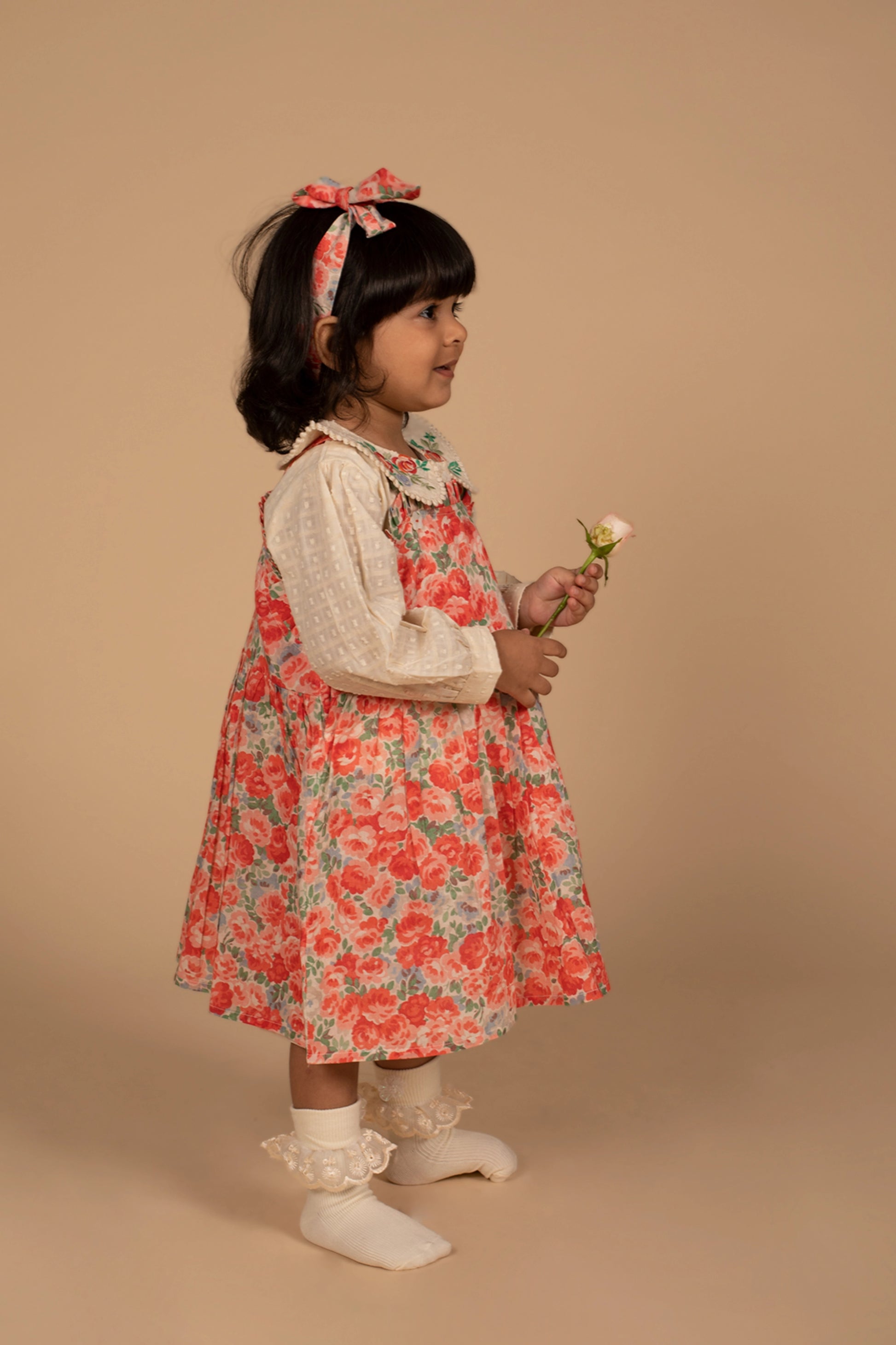 Poochkie kids red  top pant