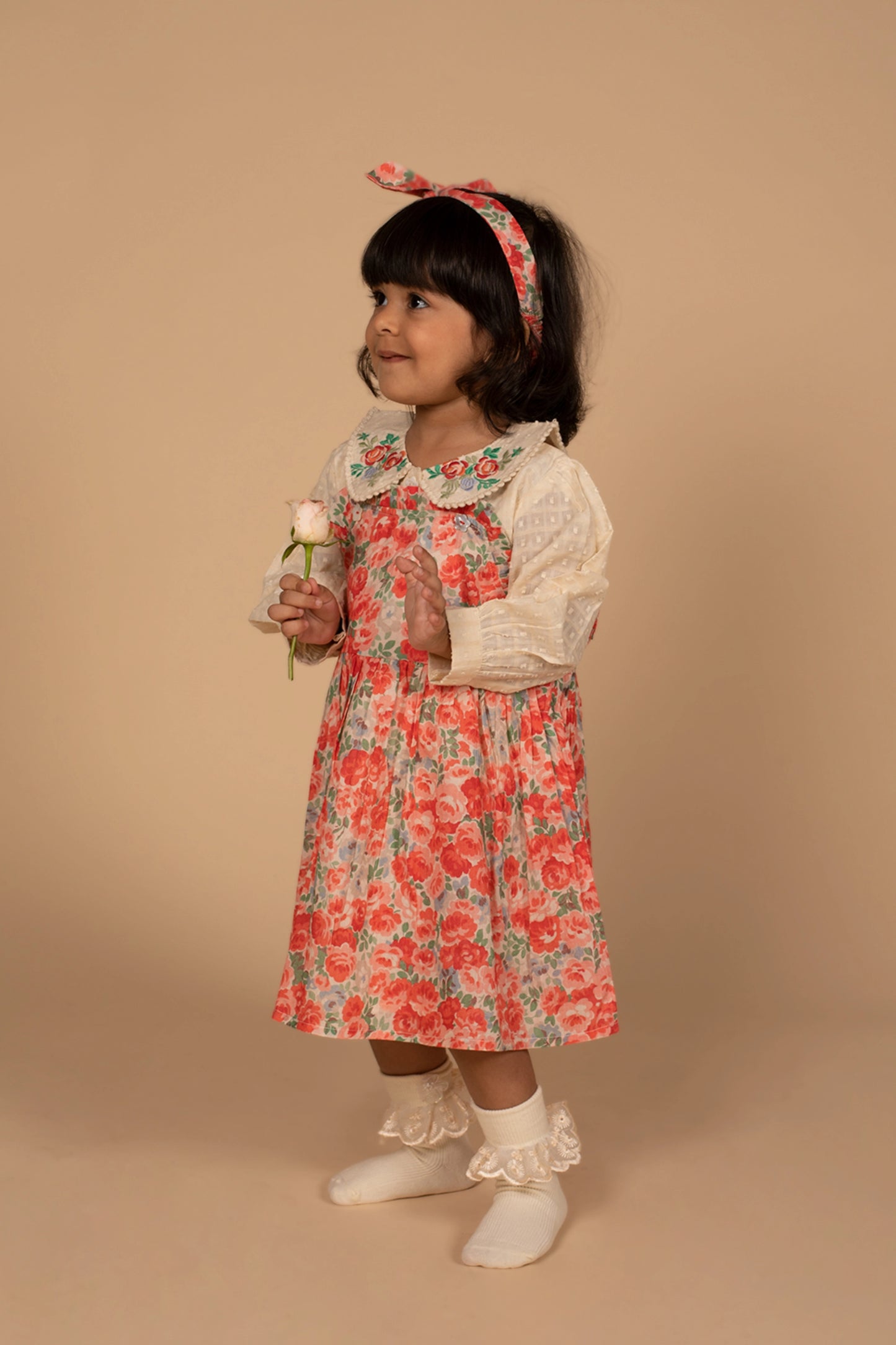 Poochkie kids red  top pant