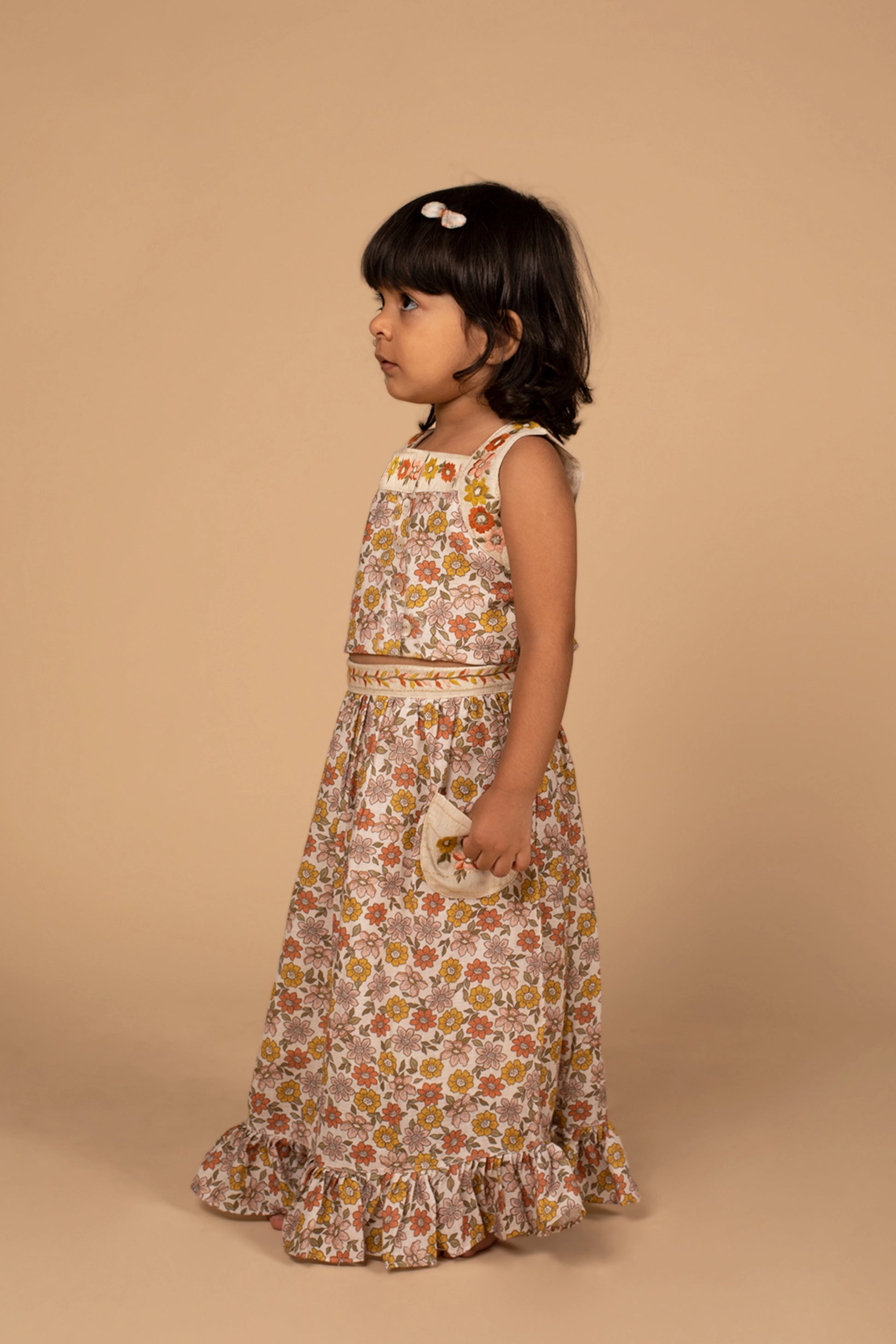 poochkie pista floral dress for kids