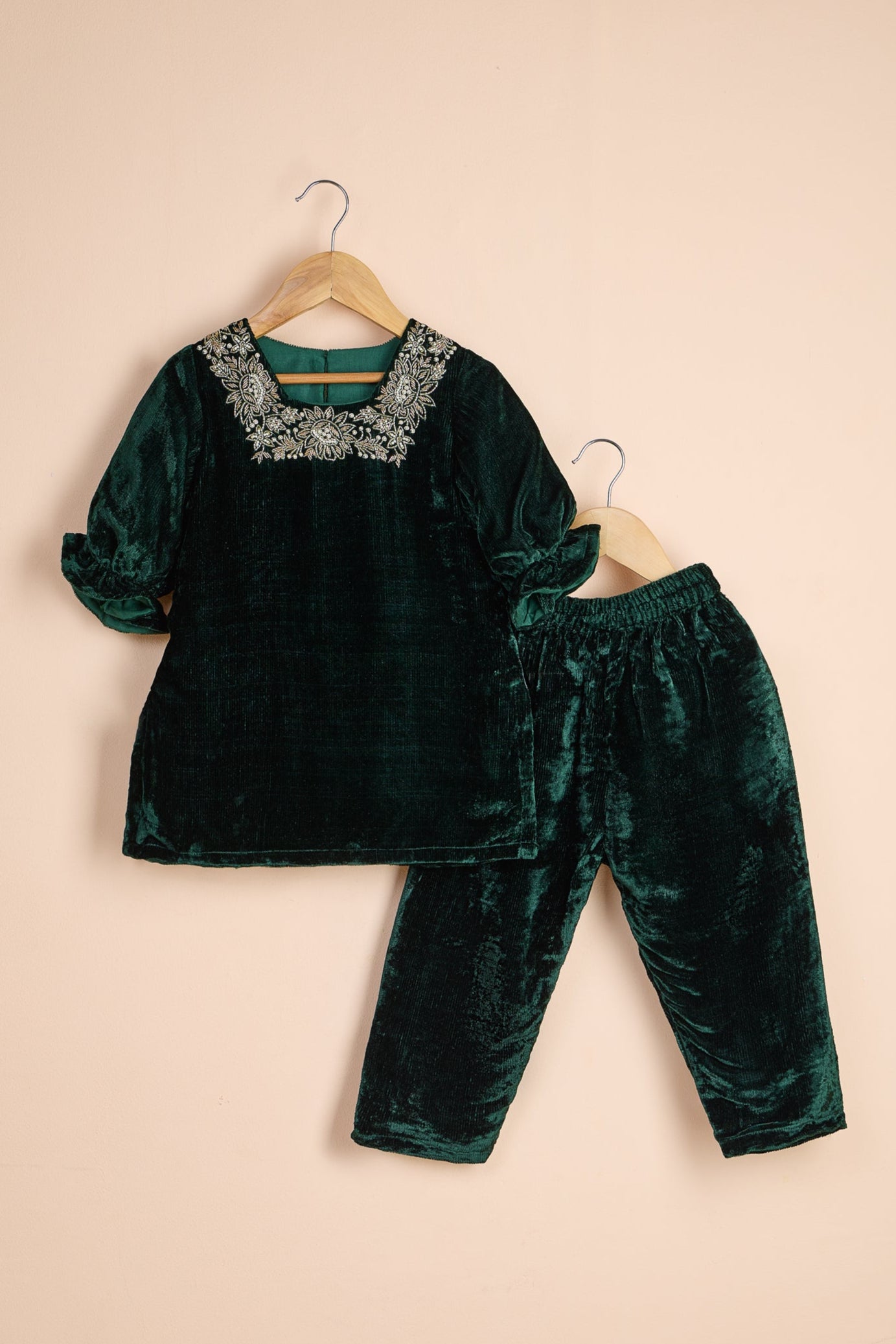 Zamrud Velvet Zardozi Embroidered Lehenga Set