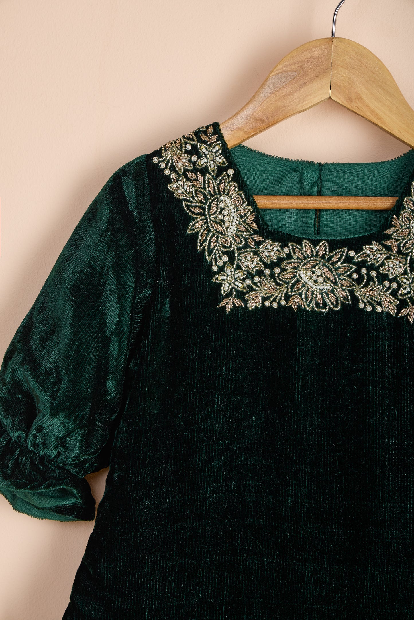 Zamrud Velvet Zardozi Embroidered Lehenga Set