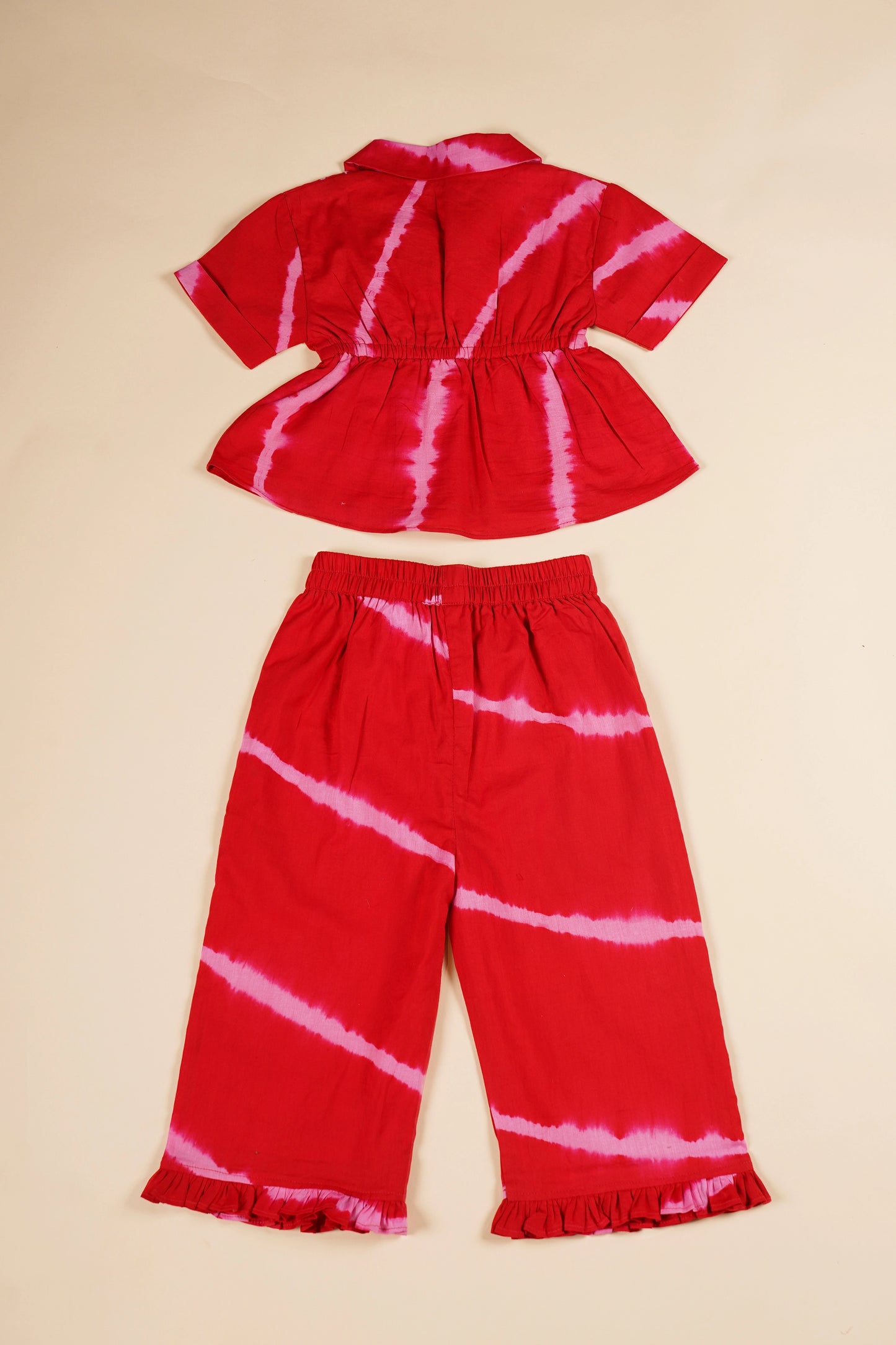 Strawberry Sorbet Blouse and Pant Set