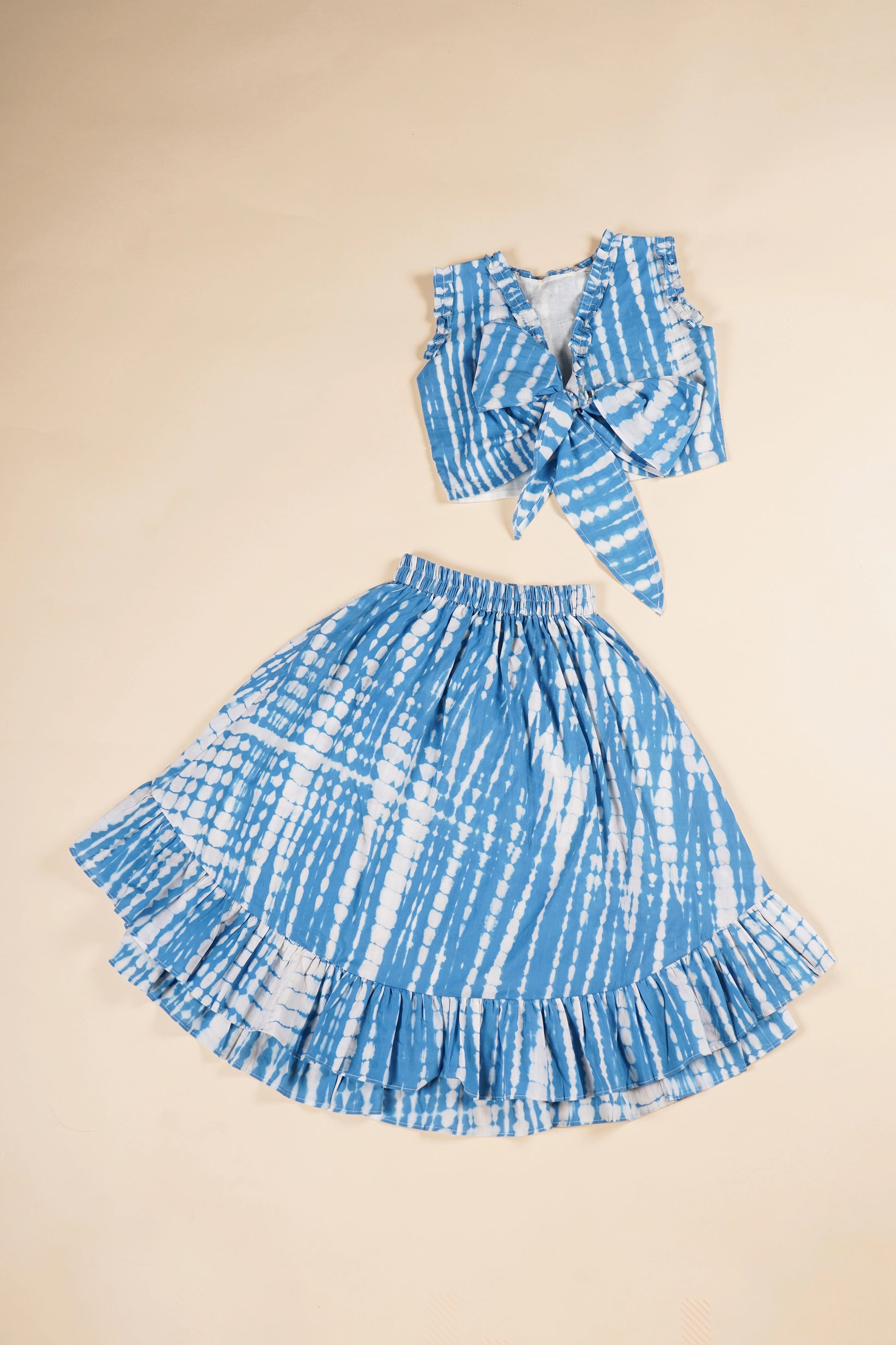 Poochkie blue colour dress for kids