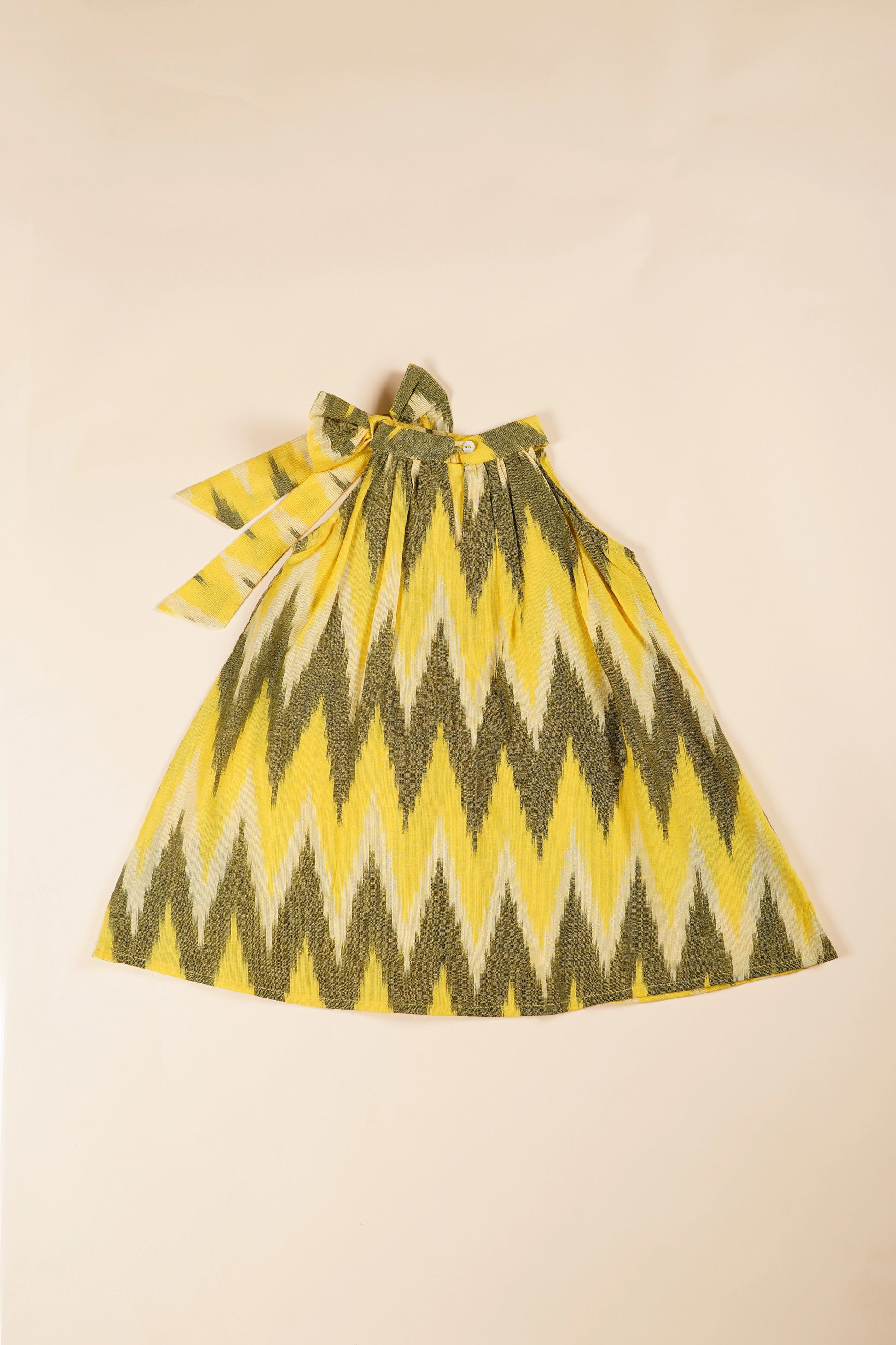 Poochkie yellow frock for kids 