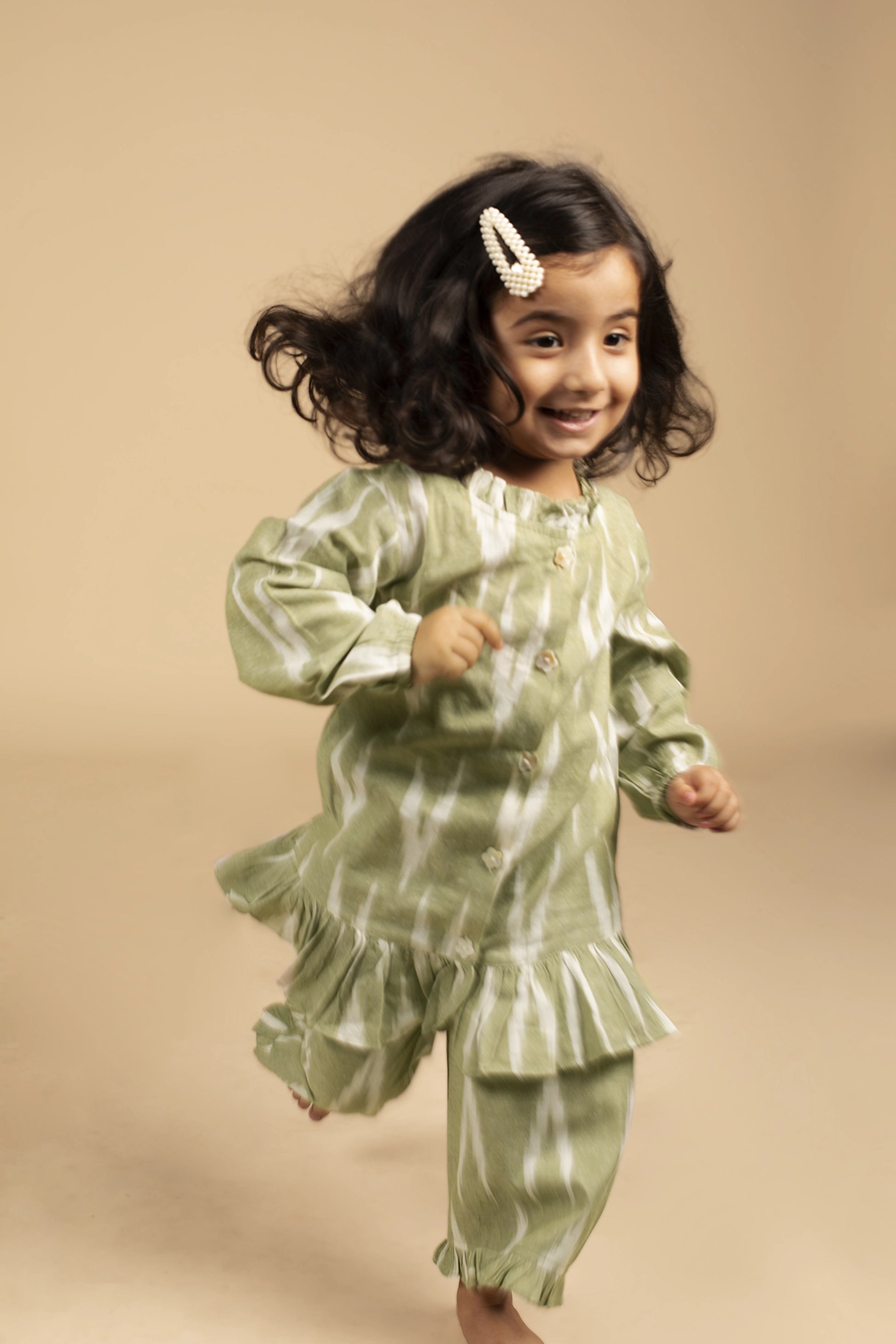 Poochkie pista colour dress for kids 