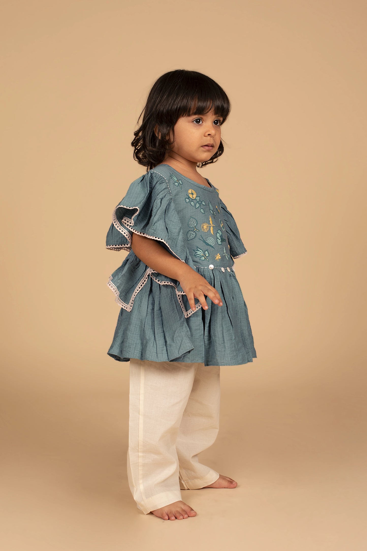 poochkie blue top and pant for kids 