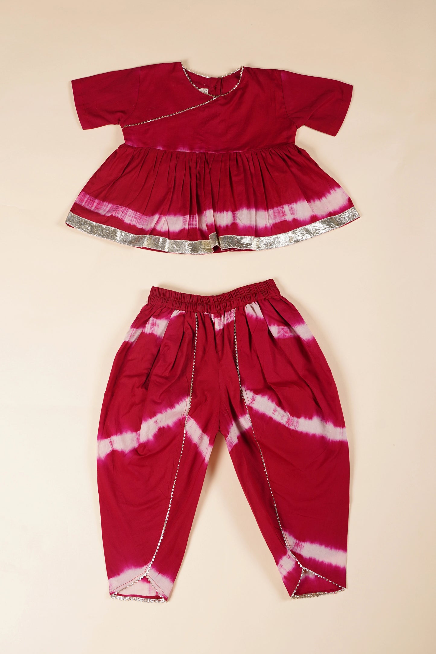 poochkie maroon colour dress for kids