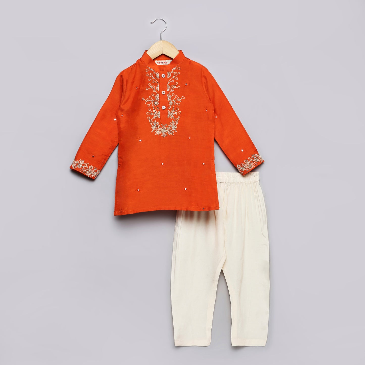 Orange Kurta Set