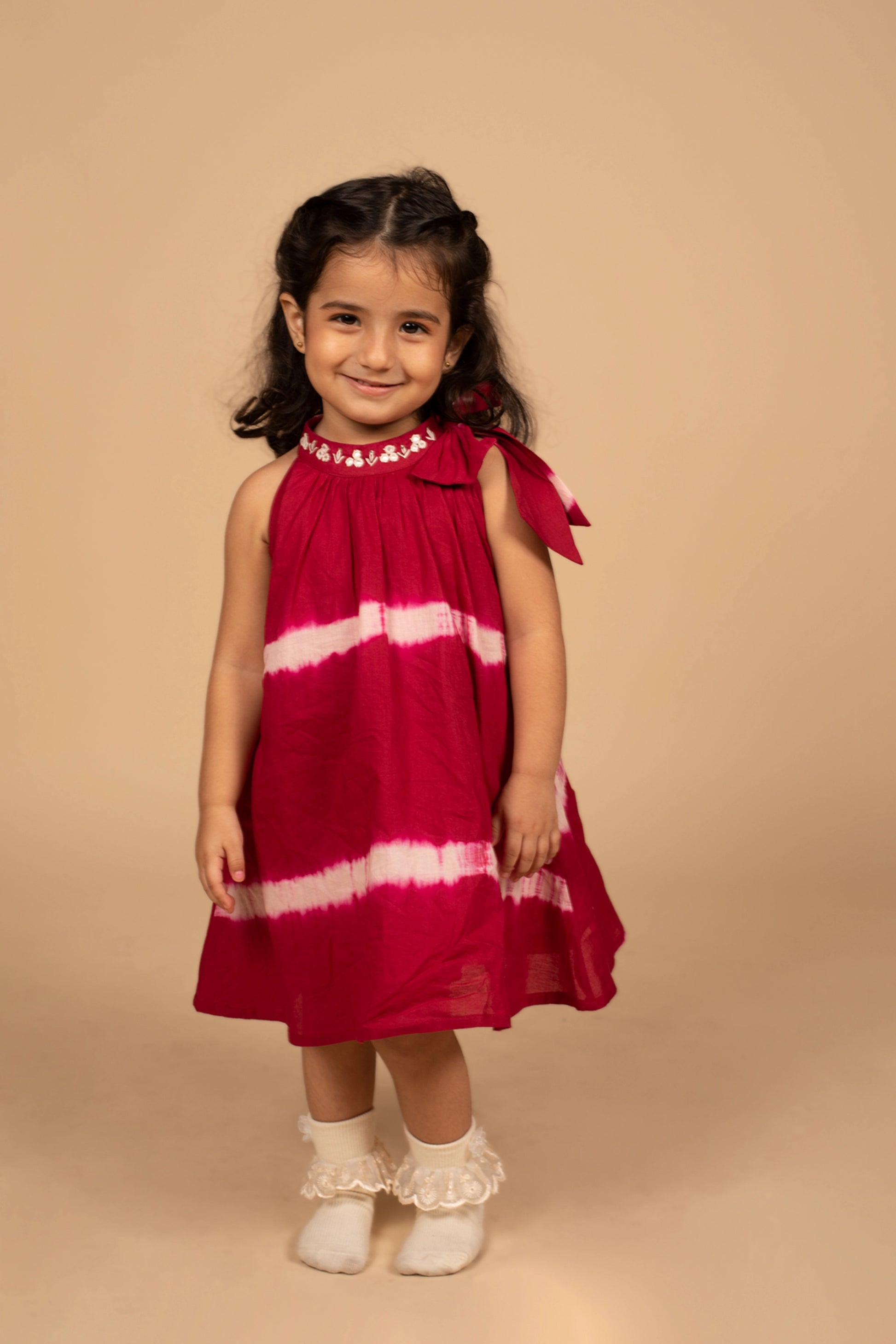 Poochkie pink frock for kids