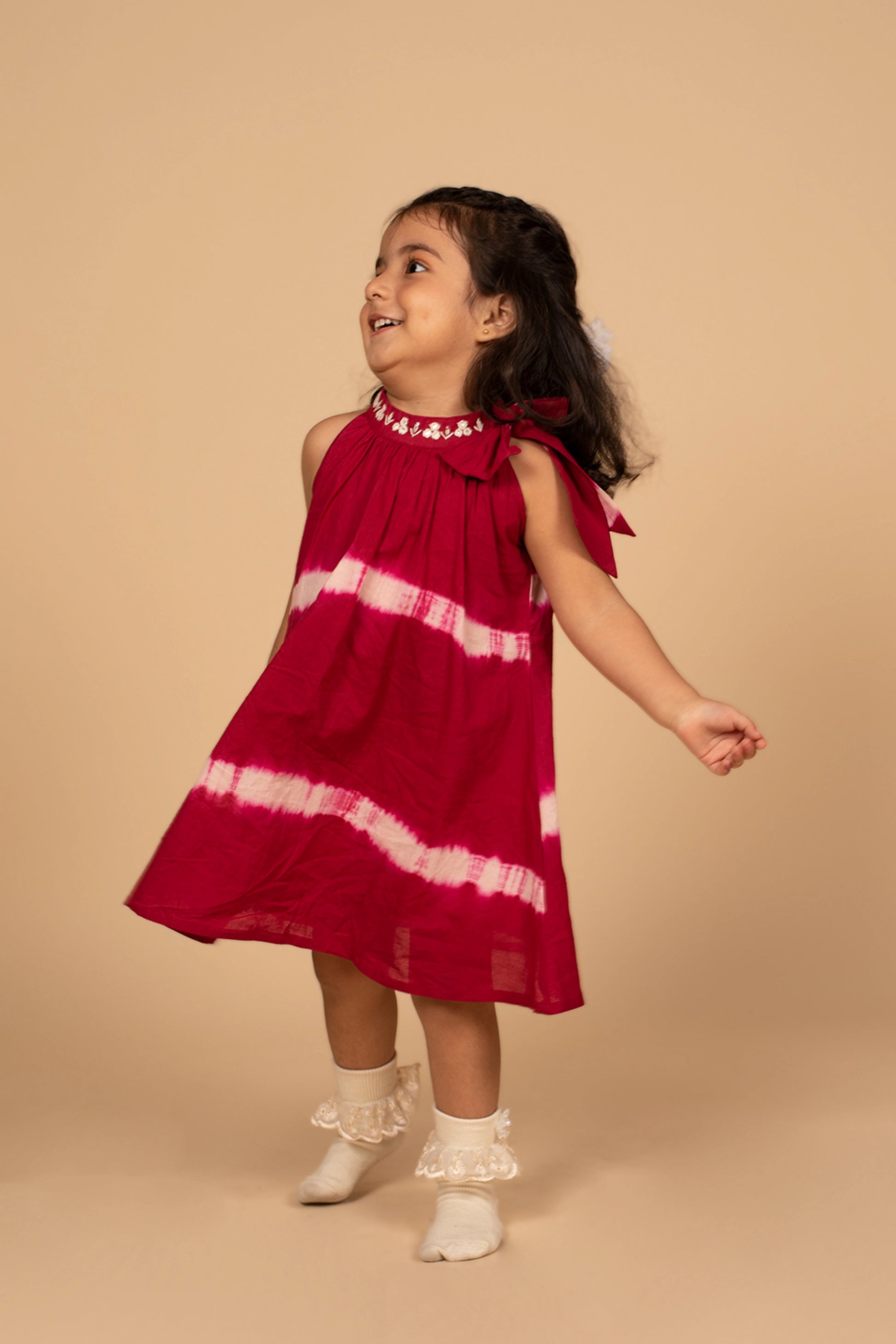 Poochkie pink frock for kids