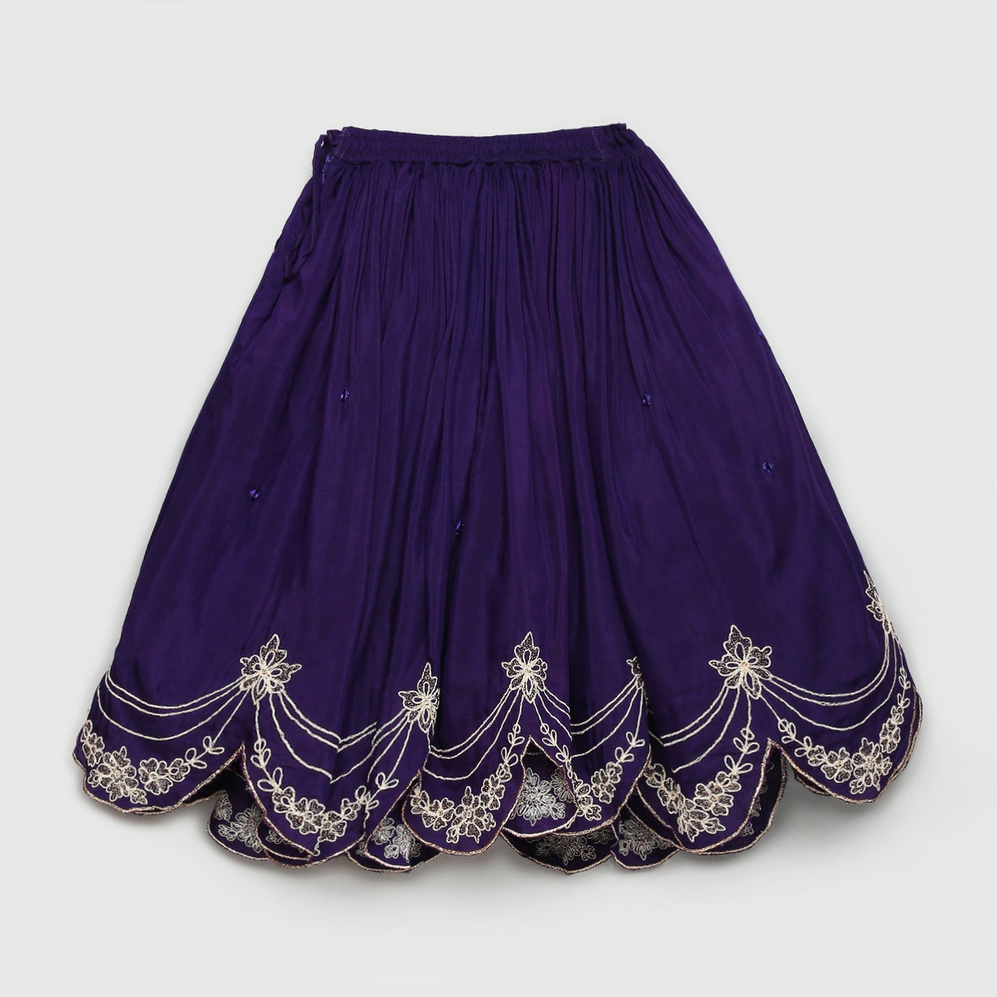 Purple Double Tie-up Lehenga Choli