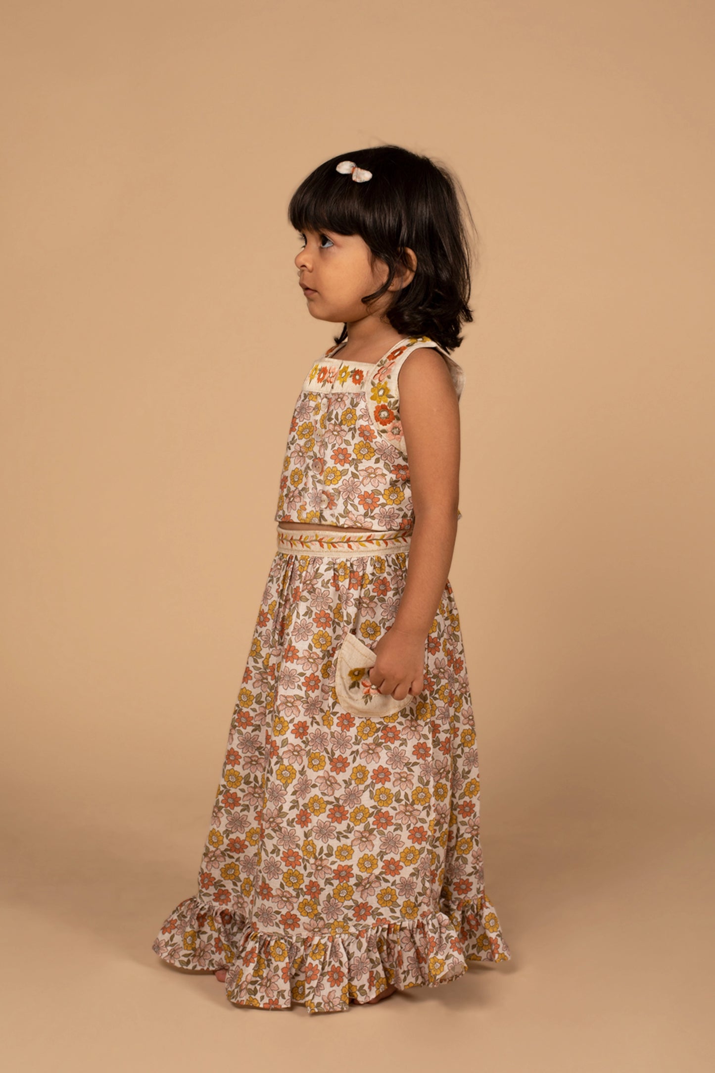 poochkie pista floral dress for kids 